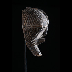 Masque Insigne ou de grade Kifwebe - Songye - RDC Zaire