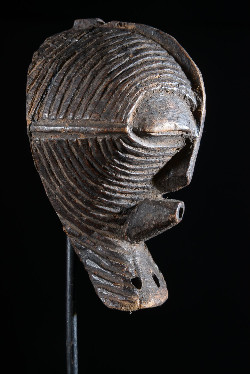 Masque Insigne ou de grade Kifwebe - Songye - RDC Zaire