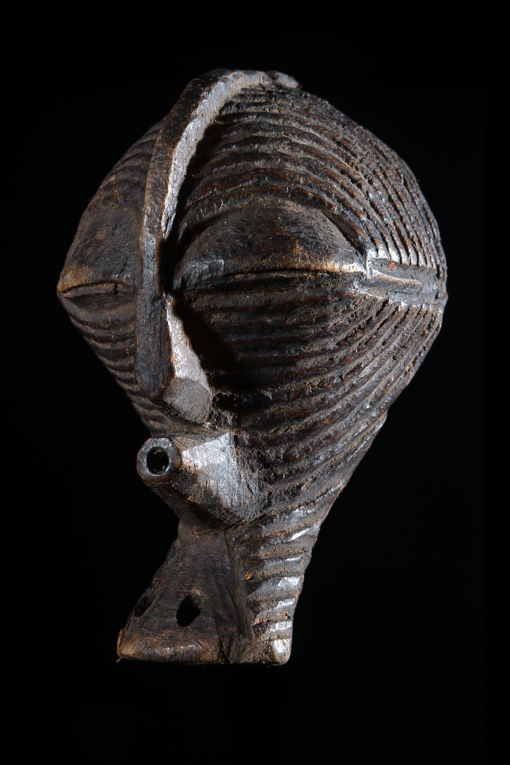 Masque Insigne ou de grade Kifwebe - Songye - RDC Zaire