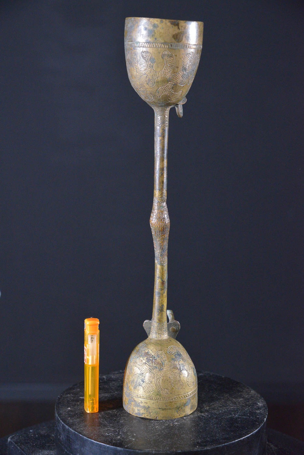 Gong en alliage de bronze - Fon - Benin - Idiophones