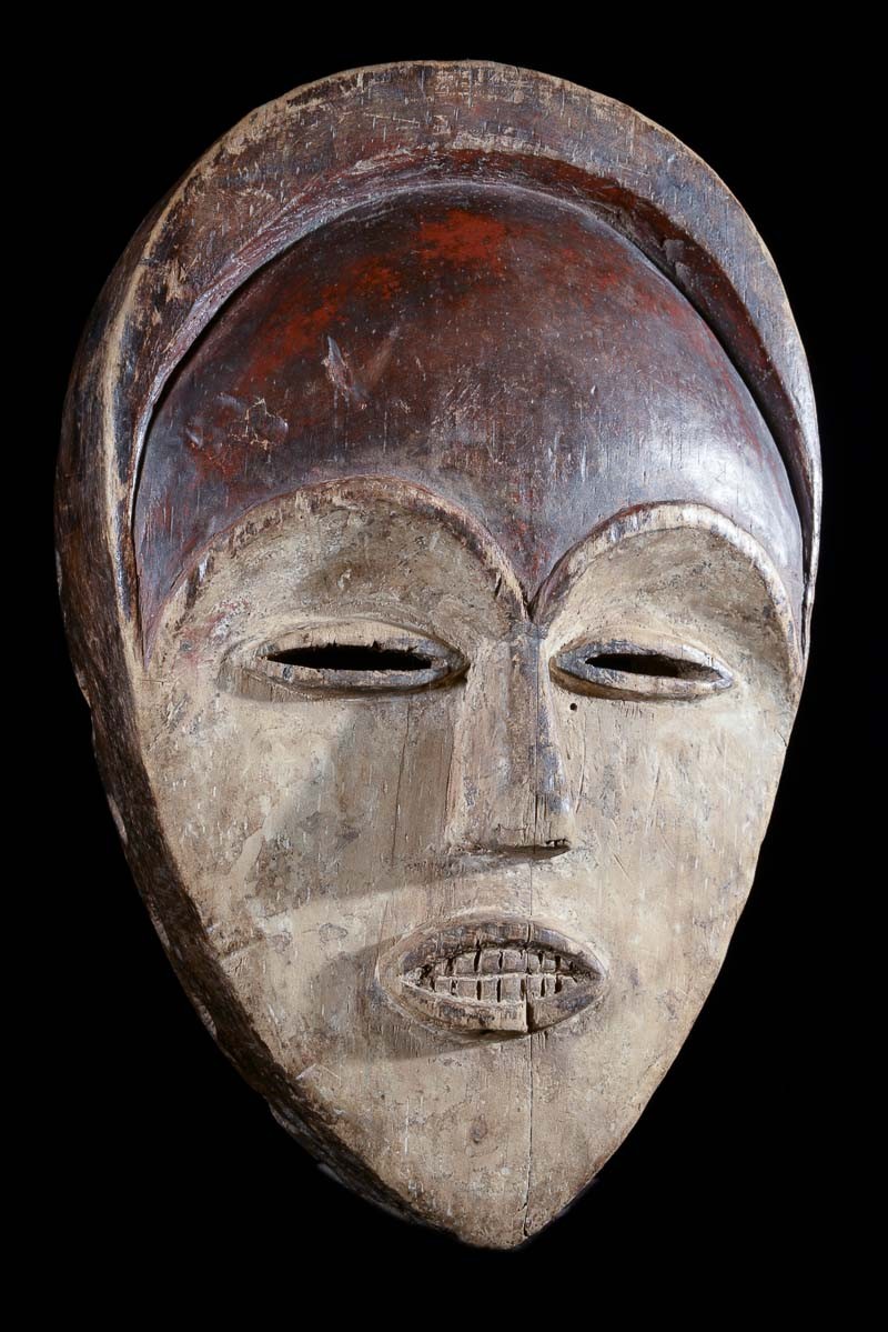 Afričke maske Masque-blanc-tsogho-gabon