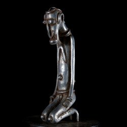 Statue Ancetre En Aluminium - Dogon - Mali