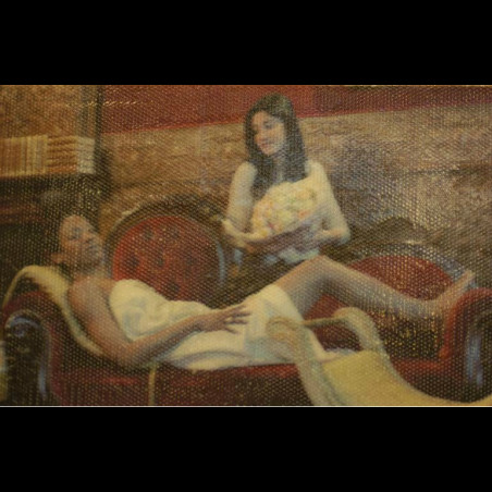 Technique mixte photo et acrylique - Olympia 120 x 150 cm - Myrian Klein - 2007