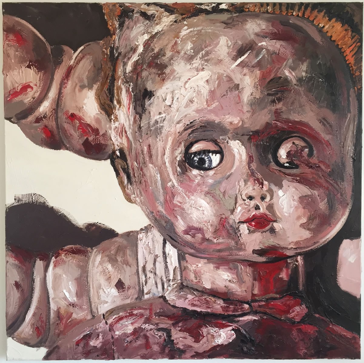 Huile sur toile 110 x 100 - Chucky - Thierry Dussac