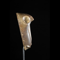 Masque Singe Kpan en Bronze - Baoule - Côte d'Ivoire