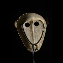 Masque Singe Kpan en Bronze - Baoule - Côte d'Ivoire