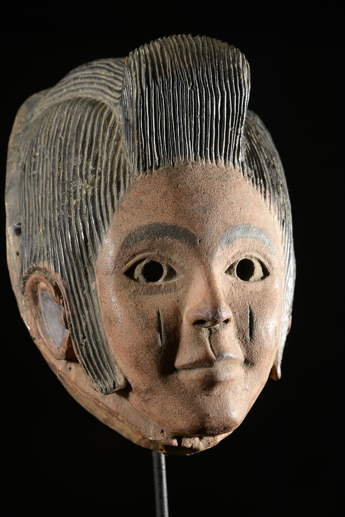 Masque polychrome Elvis Presley - Idoma - Nigeria