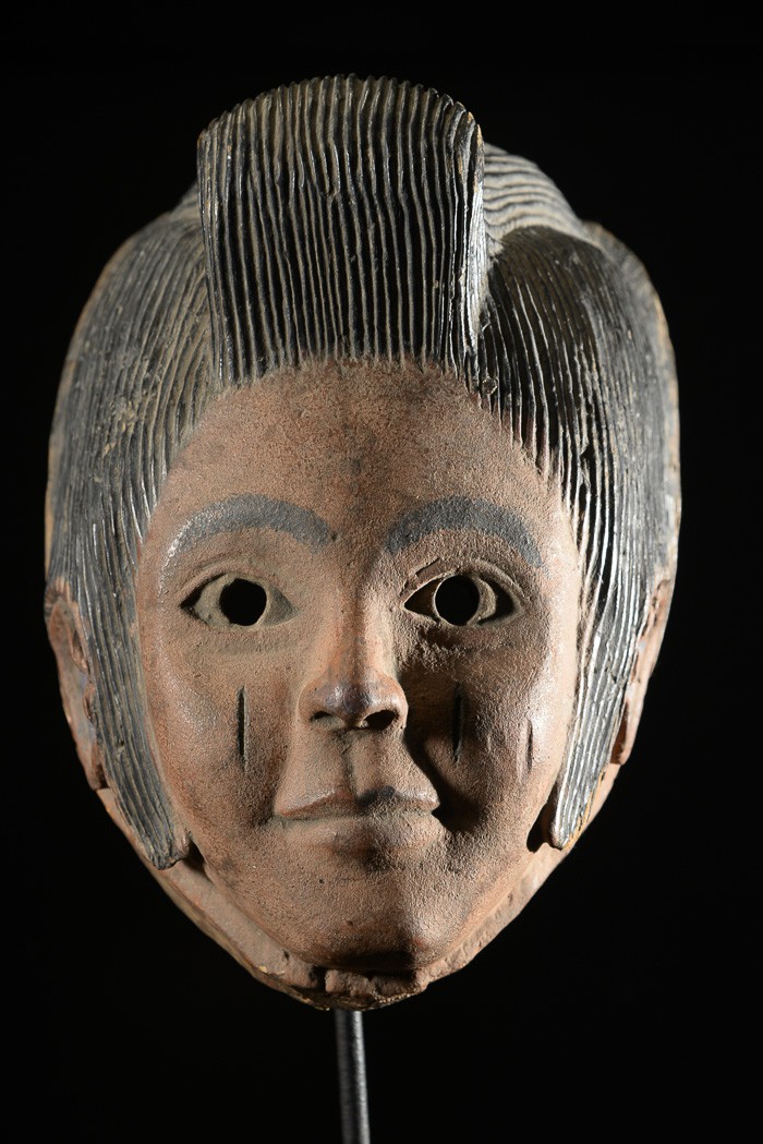 Masque polychrome Elvis Presley - Idoma - Nigeria