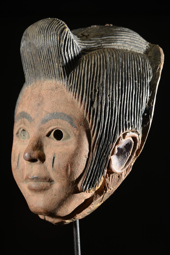 Masque polychrome Elvis Presley - Idoma - Nigeria