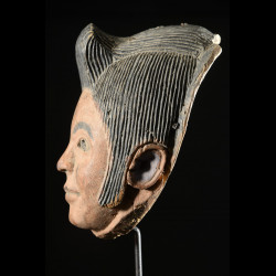 Masque Elvis polychrome - Idoma - Nigeria