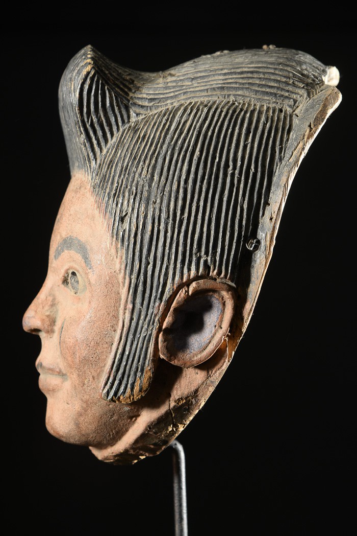 Masque polychrome Elvis Presley - Idoma - Nigeria