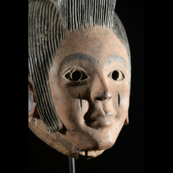 Masque Elvis polychrome - Idoma - Nigeria