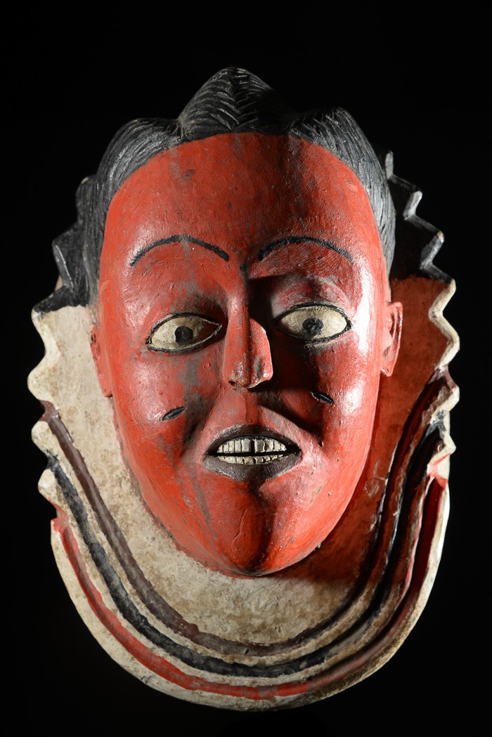 Masque Seli rouge - Gouro - Côte d'Ivoire