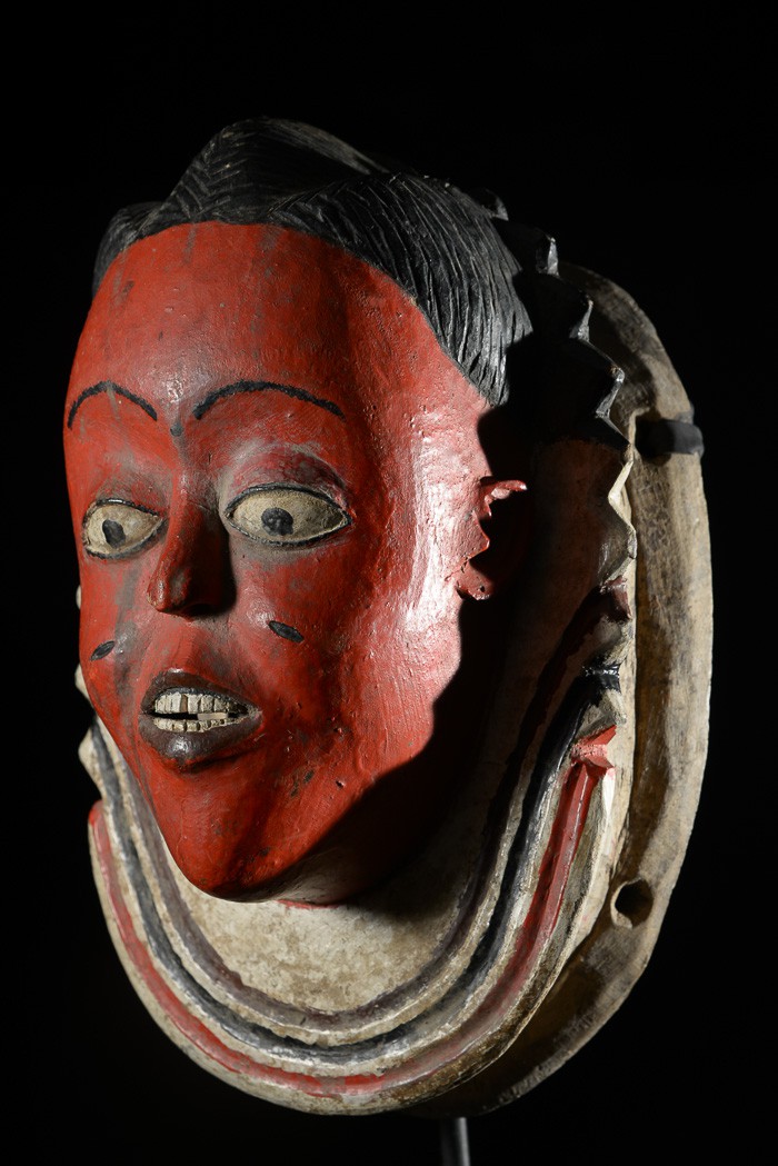 Masque Seli rouge - Gouro - Côte d'Ivoire