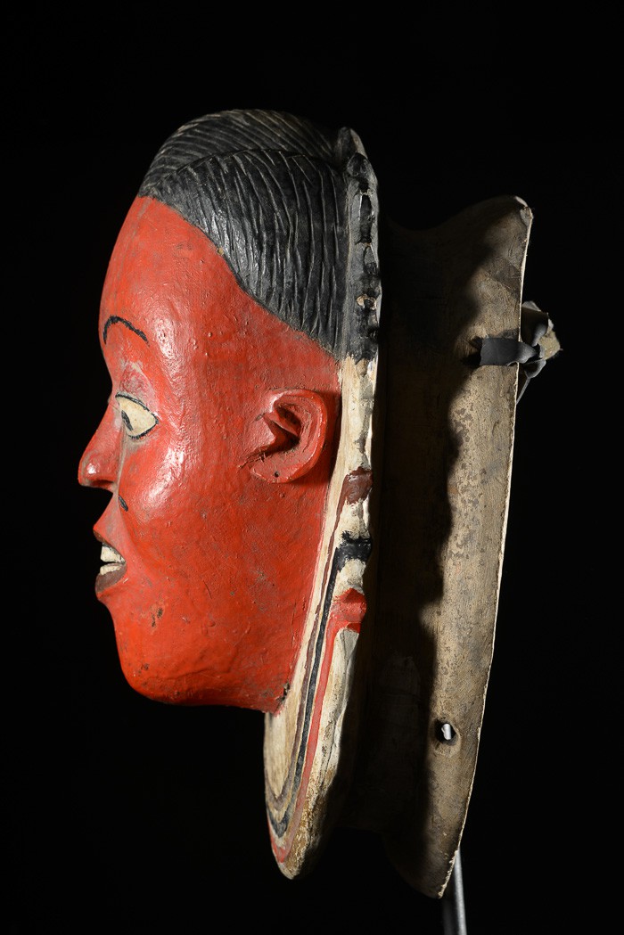 Masque Seli rouge - Gouro - Côte d'Ivoire