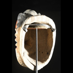 Masque Seli totem rouge - Gouro - Côte d'Ivoire
