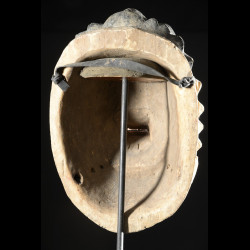 Masque Seli totem rouge - Gouro - Côte d'Ivoire
