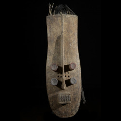 Masque cimier de guerre ancien - Ethnie Grebo - Liberia