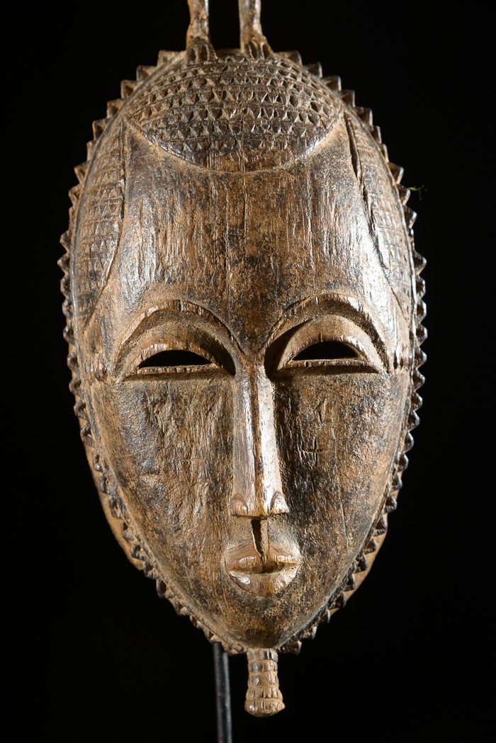 Masque de rejouissance Mblo - Baoule - Côte d'Ivoire