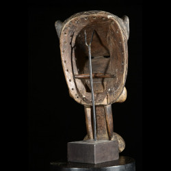 Masque Singe Kpan en Bronze - Baoule - Côte d'Ivoire
