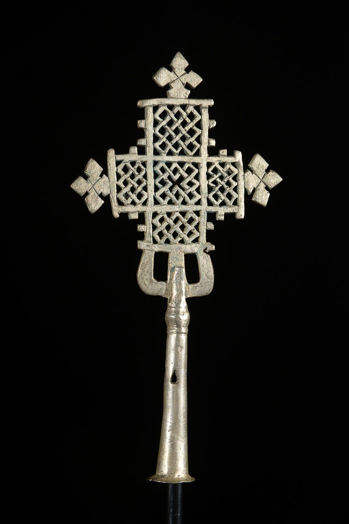 Croix processionnelle Copte Maskal - Amahara - Ethiopie