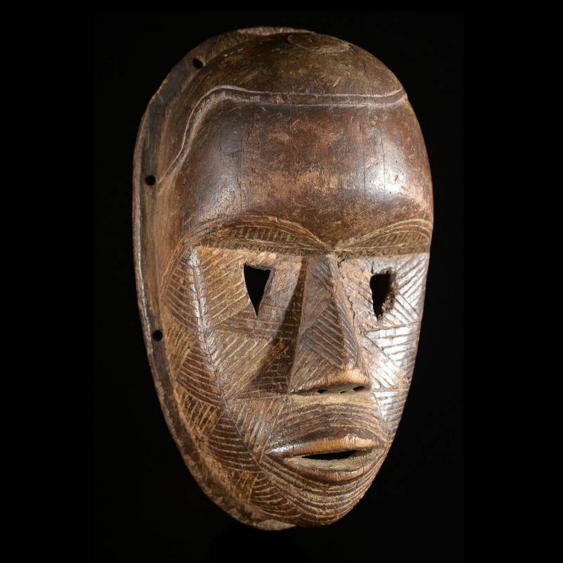 Masque Ancien - Tetela - RDC Zaire - Masques africains