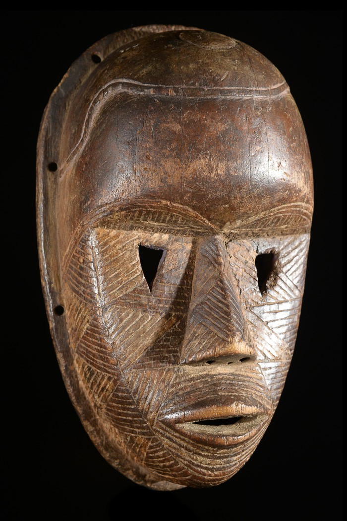 Masque anthropomorphique - Tetela - RDC Zaire - Masques africains