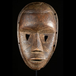 Masque Ancien - Tetela - RDC Zaire - Masques africains