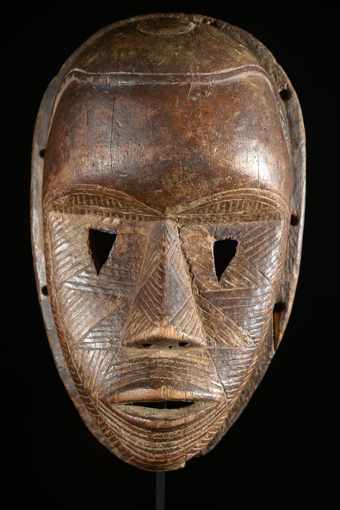 Masque anthropomorphique - Tetela - RDC Zaire - Masques africains