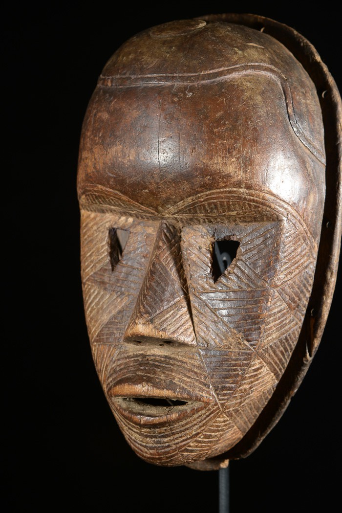 Masque anthropomorphique - Tetela - RDC Zaire - Masques africains