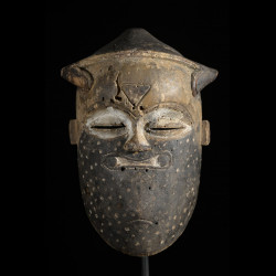 Masque casque Bwoom - Kuba /Bushoong - RDC Zaire