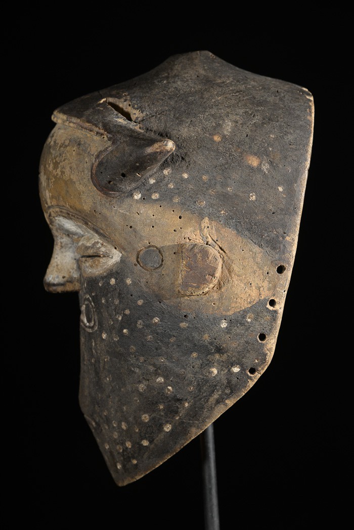 Masque casque polychrome - Kuba / Biombo  - RDC Zaire