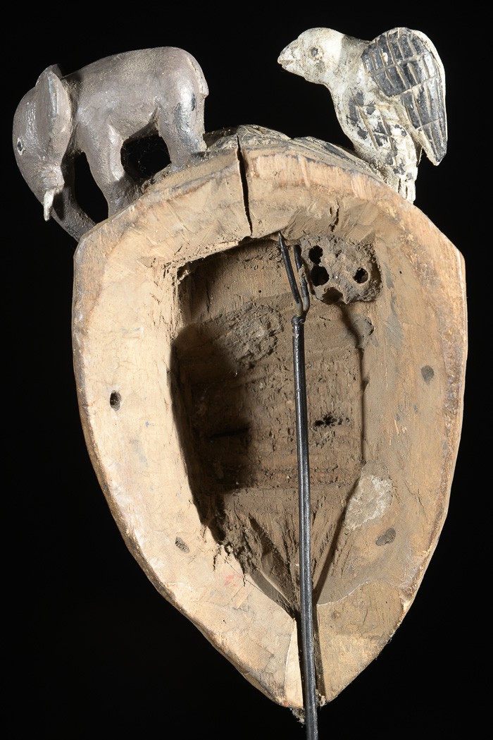 Masque Seli rouge - Gouro - Côte d'Ivoire