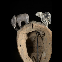 Masque Seli rouge - Gouro - Côte d'Ivoire