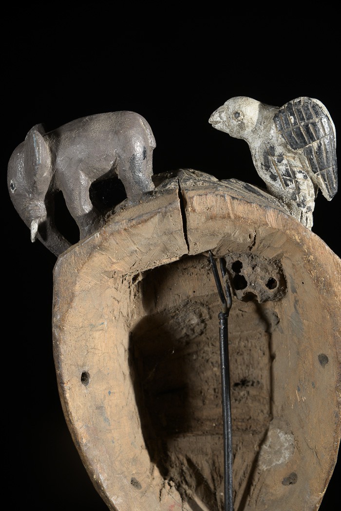 Masque Seli rouge - Gouro - Côte d'Ivoire