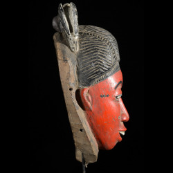 Masque Seli rouge - Gouro - Côte d'Ivoire