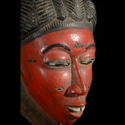Masque Seli rouge - Gouro - Côte d'Ivoire