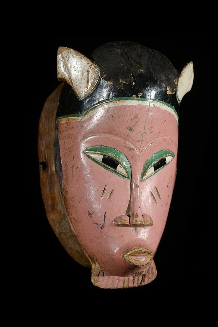 Masque Bélier - Gouro - Ripolin - Côte d'Ivoire