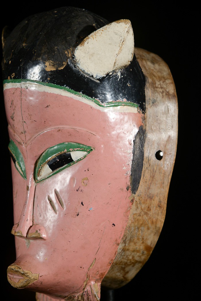 Masque Bélier - Gouro - Ripolin - Côte d'Ivoire