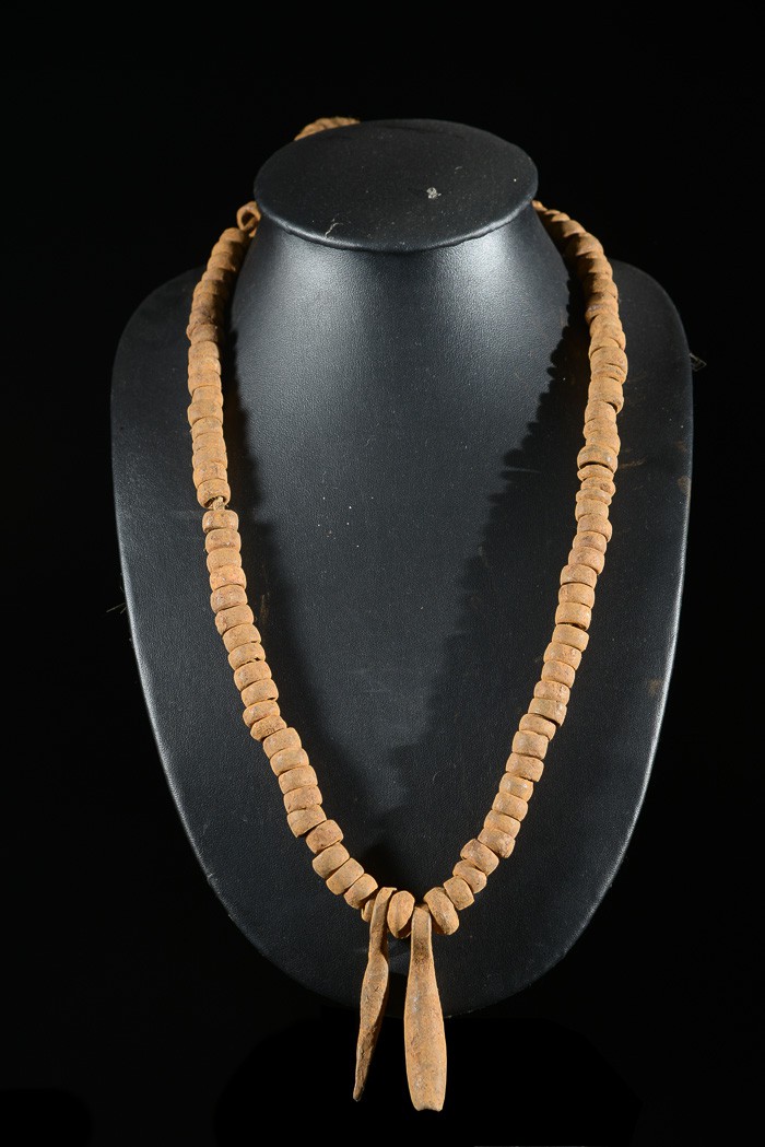 Collier en perles de fer et de cuivre - Uele - Congo