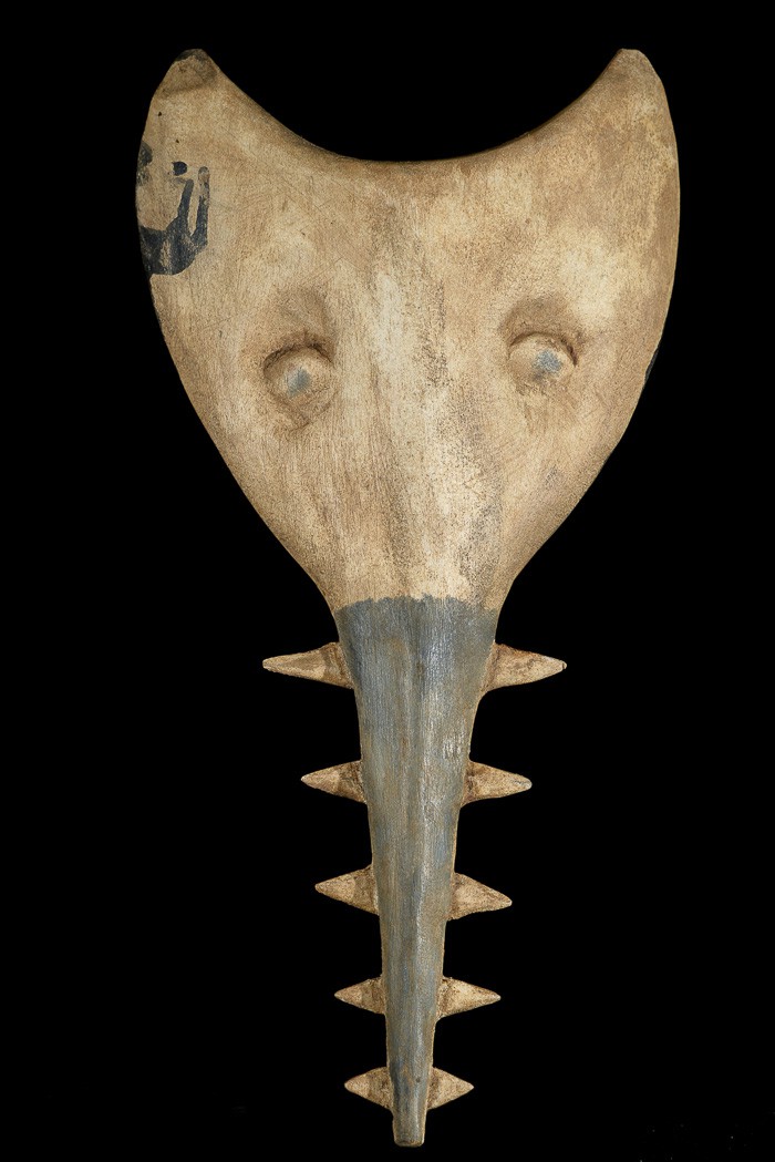 Masque cimier requin-scie - Bidjogo - Guinée Bissau