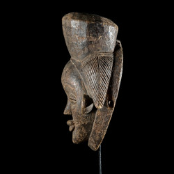 Masque noir de justice Ikwara - Pounou / Tsangui - Gabon
