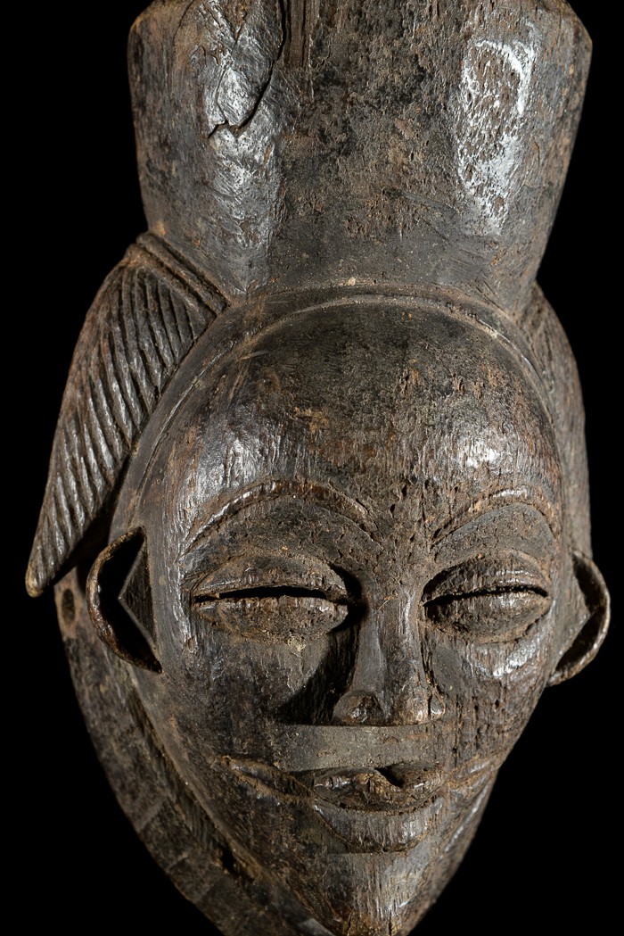 Masque noir de justice Ikwara - Pounou / Tsangui - Gabon