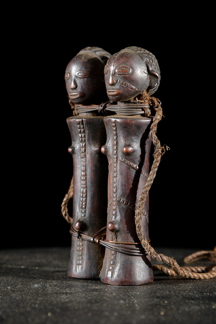 Poupee jumeau rituelle Mpundu - Tabwa - RDC Zaire - Poupees africaines