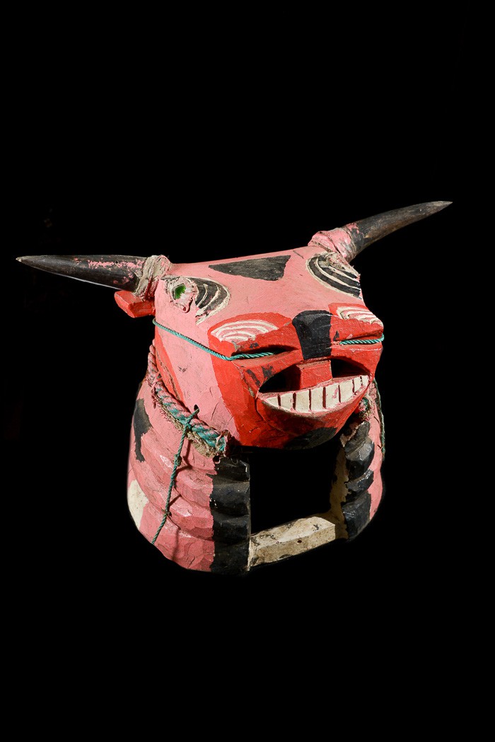Masque Taureau Sauvage Essenie - Bidjogo / Bidyogo - Guinee Biss