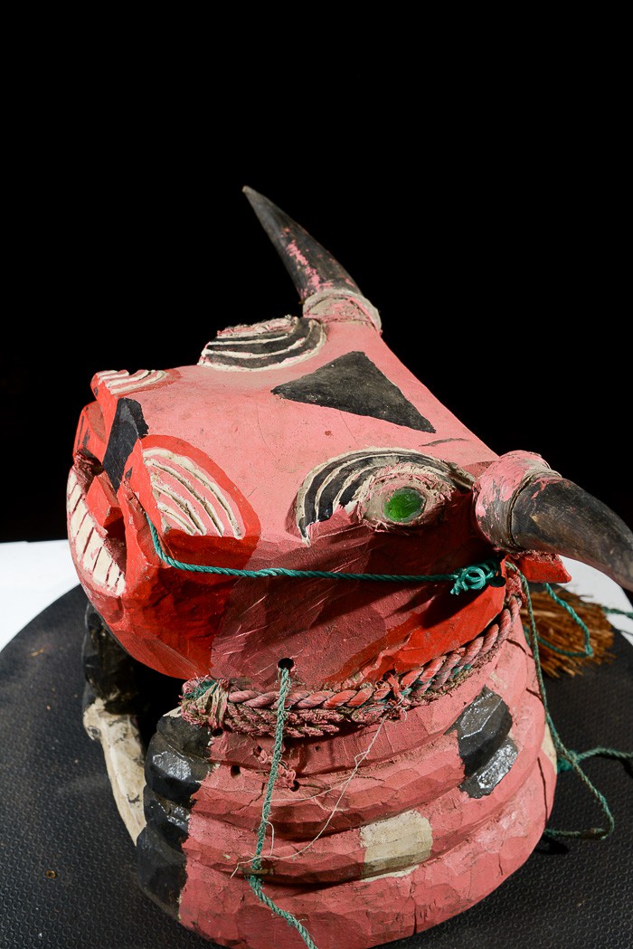 Masque Taureau Sauvage Essenie - Bidjogo / Bidyogo - Guinee Biss