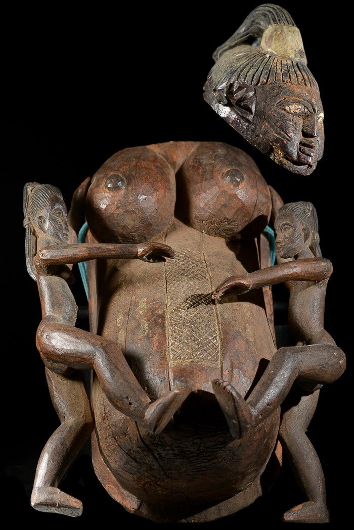 Masque ventre Gelede - Yoruba - Nigeria