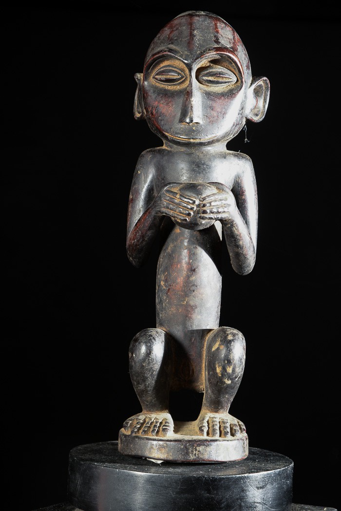 Statue cultuelle singe - Tabwa - RDC Zaire