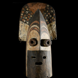 Masque anthropomorphique - Tetela - RDC Zaire - Masques africains