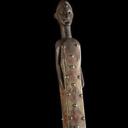 Cuillere en bois polychrome - Ngata - République Démocratique du Congo